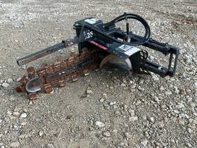 103584 2018 Bradco 625 36 Inch X 6 Trencher Attachment Dirt Teeth Fits Skid Steer Loader