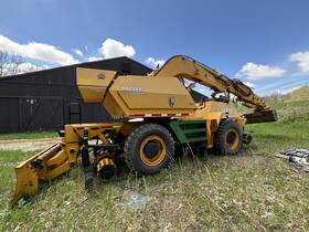 1085r 2009 Badger Wheeled Excavator Cruz Air -rail Gear Municipal Just 85 Hours