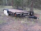 10tl 18 Big Tex Flatbed Trailer Double Axel Capacity Hardly Used