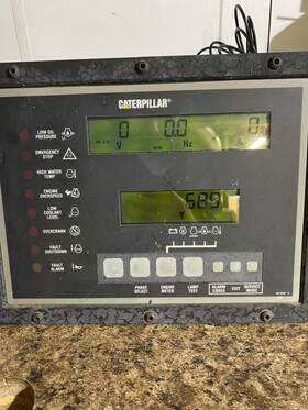 133-6350 113-4500 Used Caterpillar Emcp 2 Generator Control Panel Buttons Inop