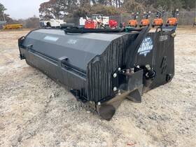 116522 2025 Blue Diamond 84 Inch Skid Steer Hydraulic Broom Attachment Bidadoo