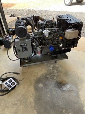 155-ds 15 Kw Martin Diesel Generator - 120/240 V Single Phase