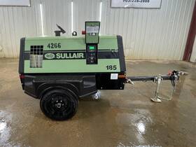 185dpqkut4f 2023 Sullair 185/dpq Portable Rotary Screw Air Compressor