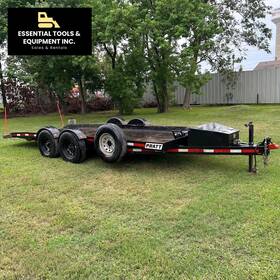 1p9ut1927kn343497 2019 Pratt Ez1980 Hydraulic Tilt Drop Deck Bumper Pull 14k Gvwr Trailer 19ftx 80 Inch