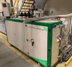 2-58p Battenfeld-cincinnati Twin Conical Screw Extruder Model Bcc