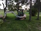 231x Bobcat Mini Excavator Bucket And Power Auger Attachment Cab Heat