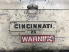 2512 Cincinnati-inc 12 X 3-8