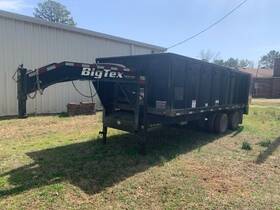 2018-dump 25du-20hd Trailer - Gvwr 25 900lbs 2 Dual Axels 8 Tires Make Offer