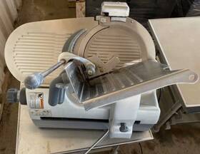 2712 Mint Hobart Meat Slicer Automatic 100% Serviced Plus Sharpener Watch Video