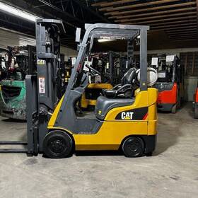 2c3500 2016 Cat 3500lbs Used Forklift Triple Mast Sideshift Lp Gas 5973 Hours