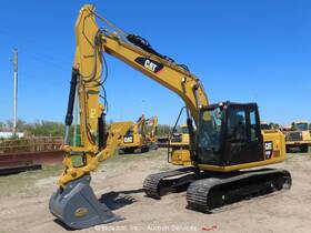 313flgc 2019 Caterpillar Excavator Trackhoe Cab A/c Aux Hyd Q/c Thumb Bidadoo