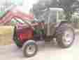 3998 Massey Ferguson 399 With Cab And Air Bush Hog Loader One Owner