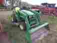 4110 John Deere Hst 4x4 Tractor W 410 Loader Diesel Mower Mid Mount Rear Pto