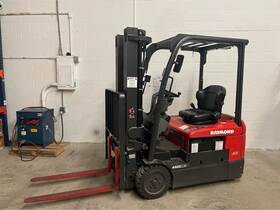 4460-c30 2017 Raymond Sit Down 3 Wheel Electric Forklift Low Use Only 119hr