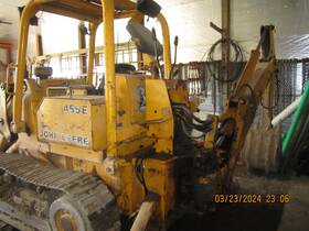455e 1985 John Deere Dozer With Backhoe Attachment