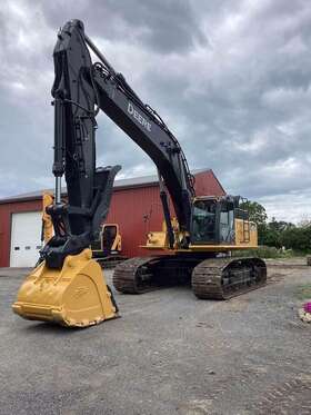 470g John Deere Lc Excavator Aux Hydraulics 5200 Hours Progressive Thumb
