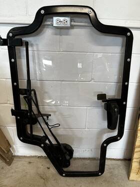 49052770 New Holland Dual Arm Lexan Polycarbonate Forestry Demo Door Skid Steer 1/2 Inch