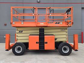 530lrt 2017 Jlg 4x4 Kubota Diesel 53ft 1500 Lb Rough Terrain Scissor Lift Genie
