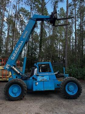 534c-6 4x4 Gradall Telehandler 6000lb Capacity 42 Lift