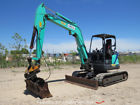 55vx3 Ihi Mini Excavator Aux Hyd Rubber Tracks Backhoe Backfill Blade