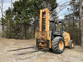 588h 2014 Case Rough Terrain Off Road Forklift 8 000 Pound Lift 48 Inch Forks Diesel