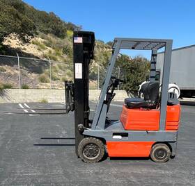 5fgcn16 1993 Toyota Model - 2 500 Lb Cap. 3 Stage Side Shift Forklift Lp