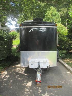 610fs Used 5 X 6 12 Enclosed Equipment Trailer With Roof Rack And Container