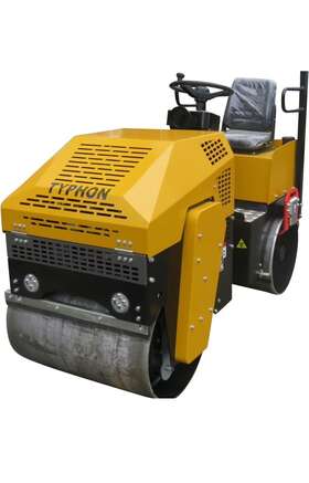 657479000064 New 1 Ton Vibratory Compactor Asphalt Roller Road Construction Free Shipping
