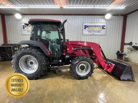 7095 2022 Mahindra Cab 4wd Loader Tractor With