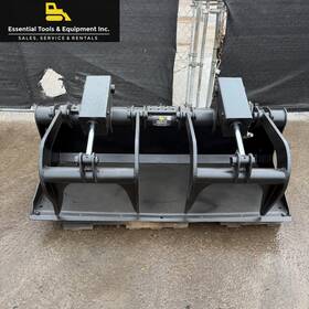 7168340 2017 Bobcat 68 Hydraulic Grapple Bucket Universal Skid Steer Attachment Oem