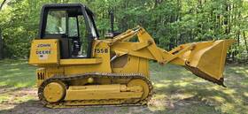 755b John Deere Crawler Loader With Bucket 2872.1 Hours Serial 266892t