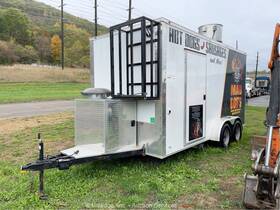 7x16ta2 2025 Steel Pines 16ft Food Service Concession Catering Trailer Bidadoo