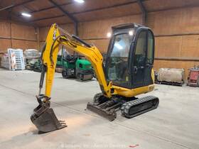 8018cts 2018 Jcb Mini Hydraulic Excavator Backhoe Aux Cab Blade Bucket Bidadoo