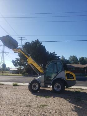 8085t Wheeled Loader Wacker Telescoping 4 Wheel Steer