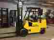 80xl Hyster 1996 8000 Pound Forklift Triple Mast Cushion Tires