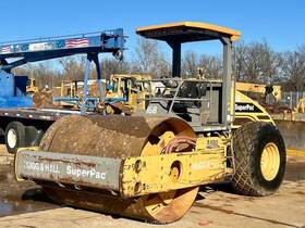 8410x Superpac Smooth Single Drum Vibratory Ride On Roller Compactor Bidadoo
