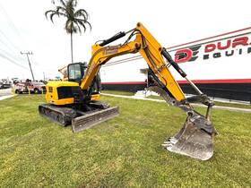 85z-2 2019 Jcb Excavator Digger - 64hp Diesel T4 18 298 Lbs Thumb Included