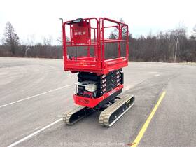870-bl 2022 Almacrawler Bibi 25.9ft Tracked Rough Terrain Scissor Lift Bidadoo