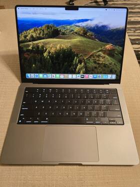 886389241612 Apple Macbook Pro 14 Inch M1 2022 32gb Ram 512gb Ssd Applecare Space Gray