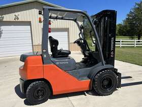 8fdu20 Nice 2017 Toyota 4 000lb Quiet Diesel Forklift Only 368hrs