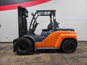 8fg70u 2018 Toyota 15500lb 2 Stage Dual Pneuamtic Lpg Forklift Stk 14538
