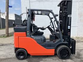 8fgcu55 2020 Toyota 12 000 Lb Forklift With Ss And Triple Mast