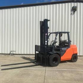 8fh45u 2017 Toyota Dual Fuel Low Hours Forklift With 84 Inch Forks And Side Shift 10 000 Lbs