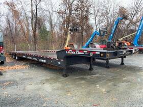 930c 2016 Landoll 48ft Flatbed Equipment Trailer With Dovetail Tilt Deck Bidadoo