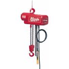 9562 Milwaukee Ton Electric Chain Hoist Ft 045242069101