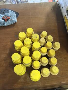 A72750 A73003 John Deere Lot Of 12 Used Exact Emerge Conductor Caps And Vac Cap