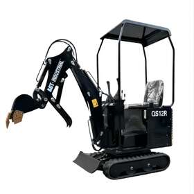 Agt-qs12r 13.5hp Mini Excavator 1 Ton Hydraulic Digger Engine Tracked Crawler Rato Gas Epa