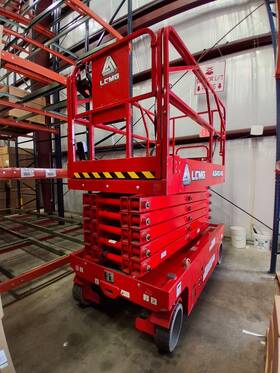 As4046 2019 Lgmg Hydraulic Motor Drive Scissor Lift 40-ft Platform 22 Hours