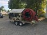 Bb-302 Finn Bark Blower With Remote And Hose On Trailer