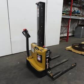 Big Joe S-22-62 Electric Walkie Straddle Stacker 24v 2200lb 62 Inch Lift